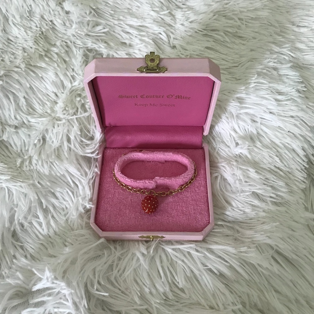 Juicy Couture strawberry bracelet